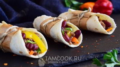 буррито с фаршем