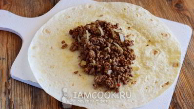буррито с фаршем