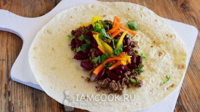 буррито с фаршем