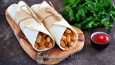 буррито с фасолью