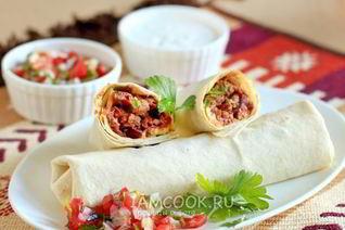Буррито с говядиной