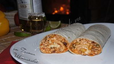 буррито с индейкой