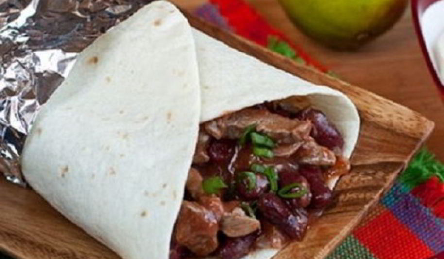 Рецепт буррито с красной фасолью и говядиной