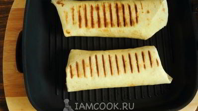 буррито с курицей и фасолью