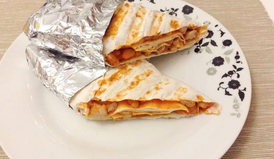 Рецепт буррито со свининой и фасолью