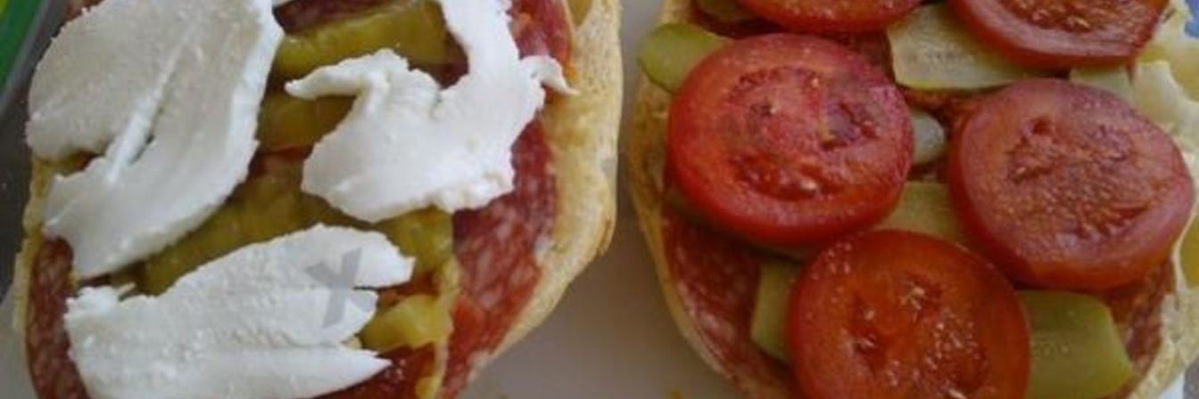 Бутерброд с моцареллой