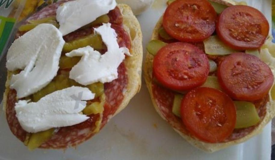 Рецепт бутерброда с моцареллой