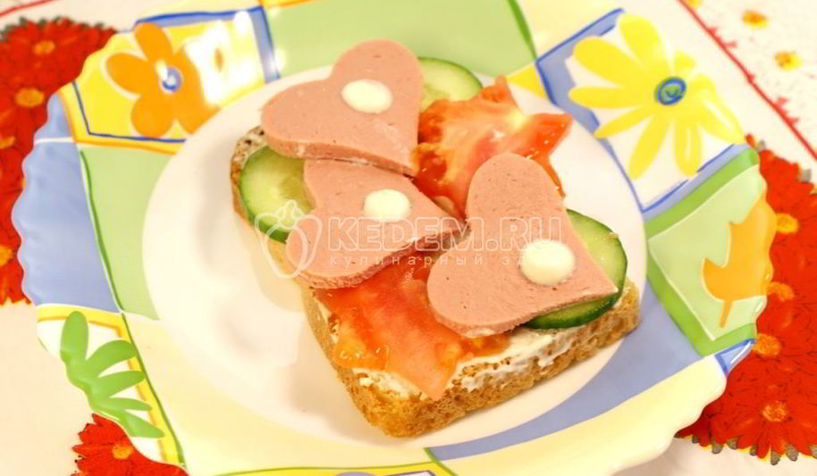 Рецепт бутерброда вкусного перекус