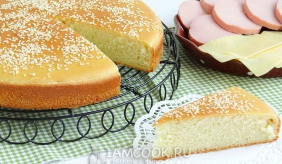 Рецепт бутербродной лепешки с кунжутом