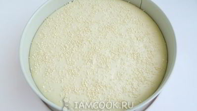 бутербродная лепешка с кунжутом