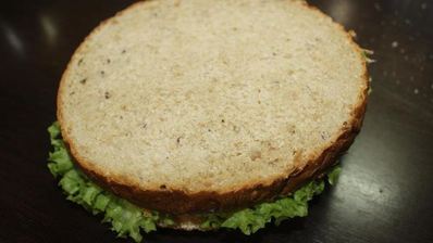 бутербродный торт-мусс со слабосоленым лососем и фетой