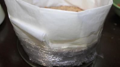 бутербродный торт-мусс со слабосоленым лососем и фетой