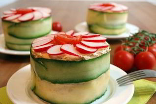 Бутербродный торт со сливочным сыром