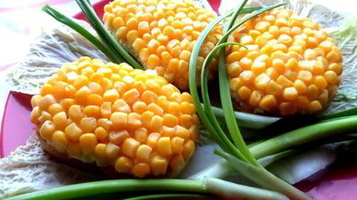 бутерброды букет мимоз