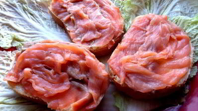 бутерброды букет мимоз