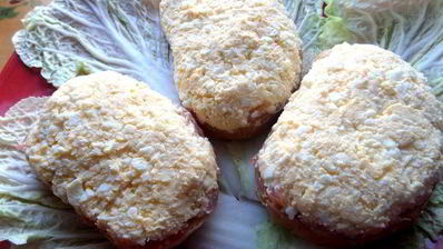 бутерброды букет мимоз