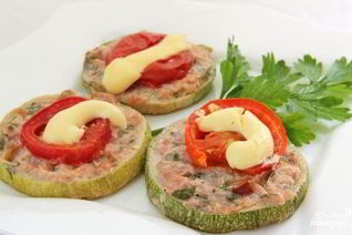 Бутерброды из кабачков в духовке