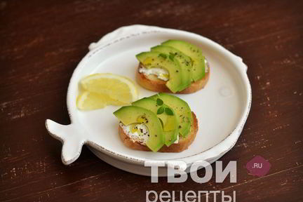 Бутерброды с авокадо