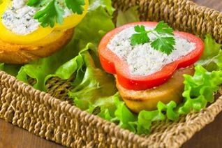 Бутерброды с болгарским перцем