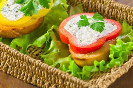 Бутерброды с болгарским перцем