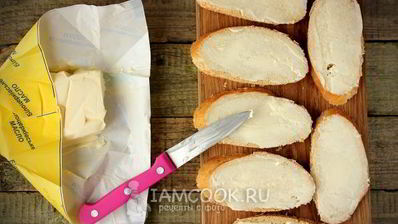 бутерброды с красной икрой