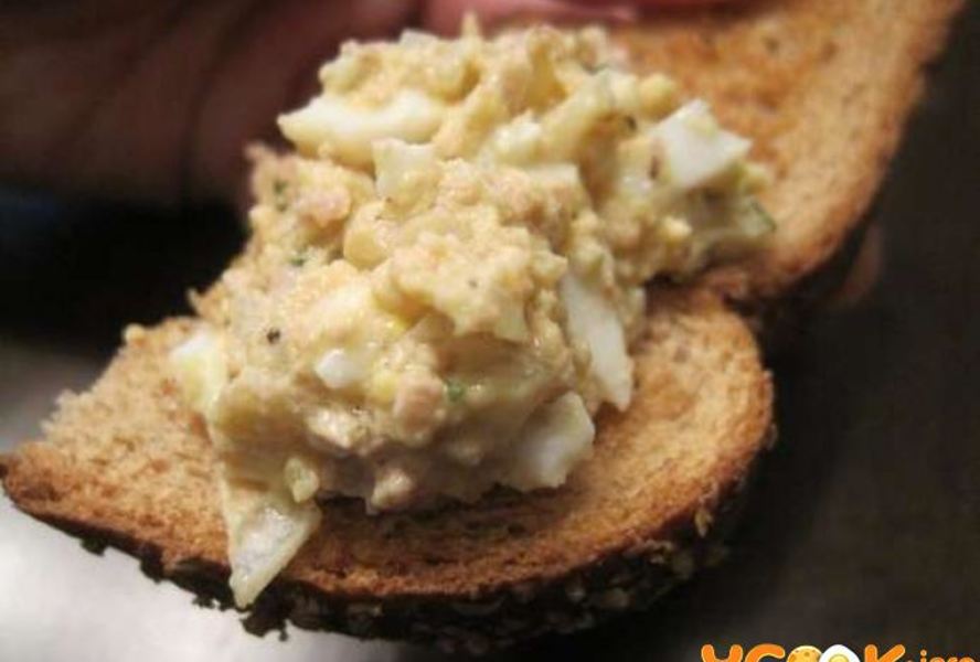 Бутерброды с печенью трески