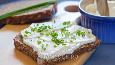 бутерброды с зеленым луком