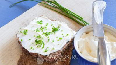 бутерброды с зеленым луком