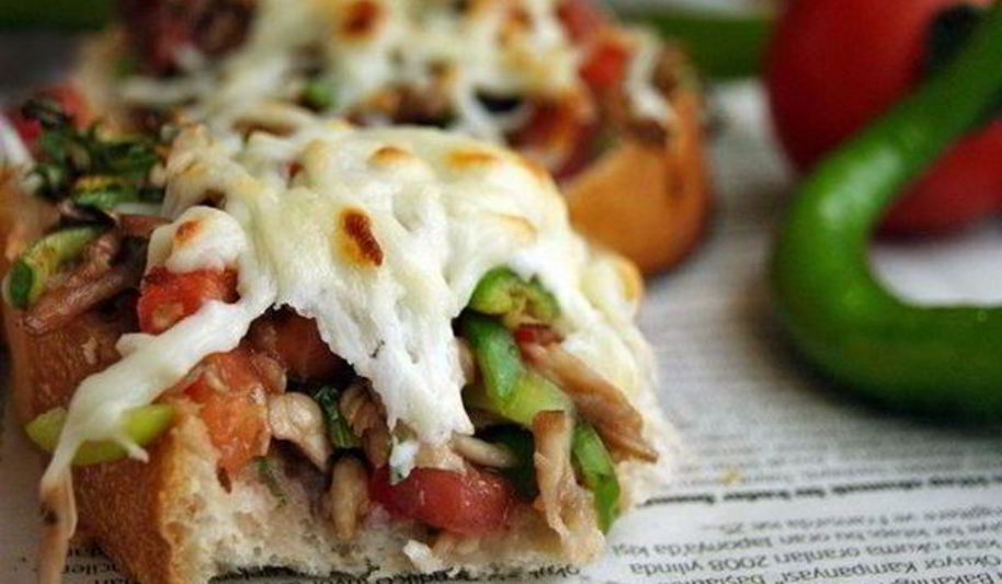 Рецепт горячих бутербродов с зеленым перцем