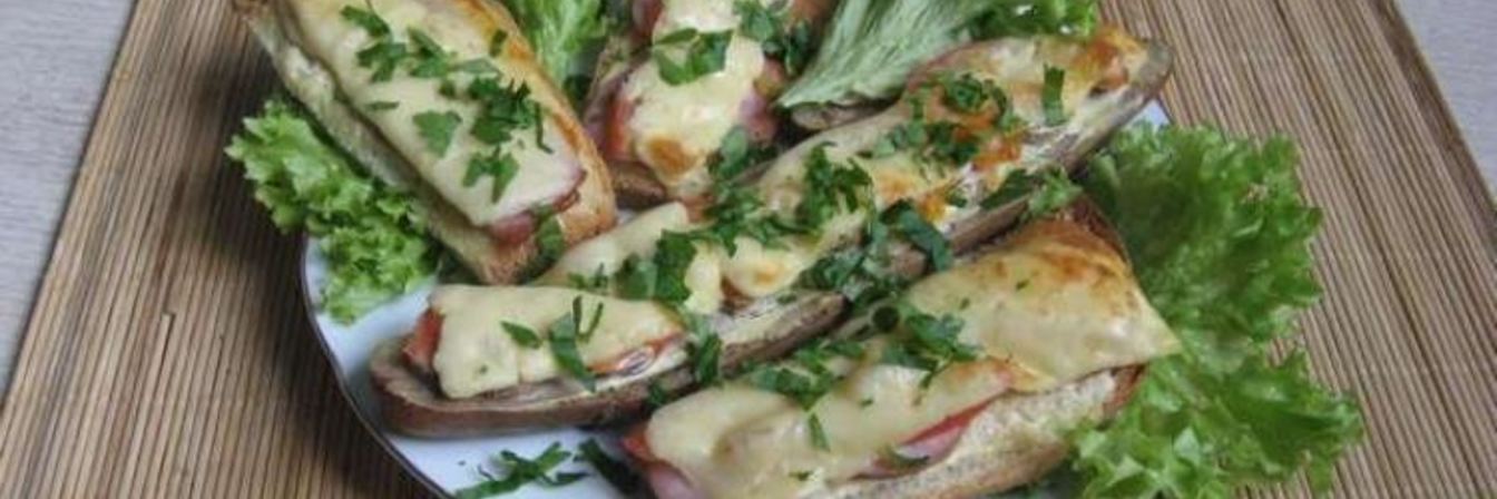 Горячие бутерброды в духовке