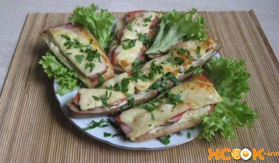 Рецепт горячих бутербродов в духовке