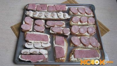 горячие бутерброды в духовке