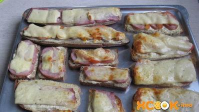 горячие бутерброды в духовке