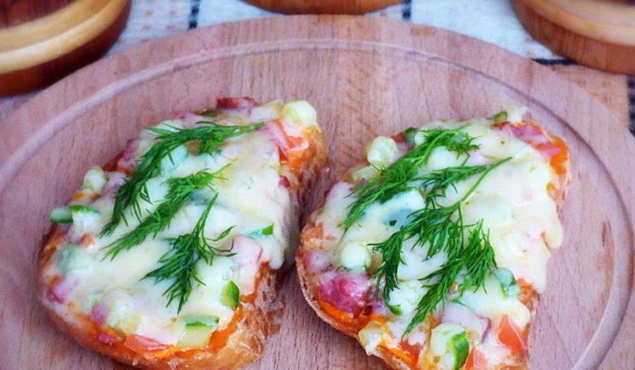 Рецепт горячих бутербродов