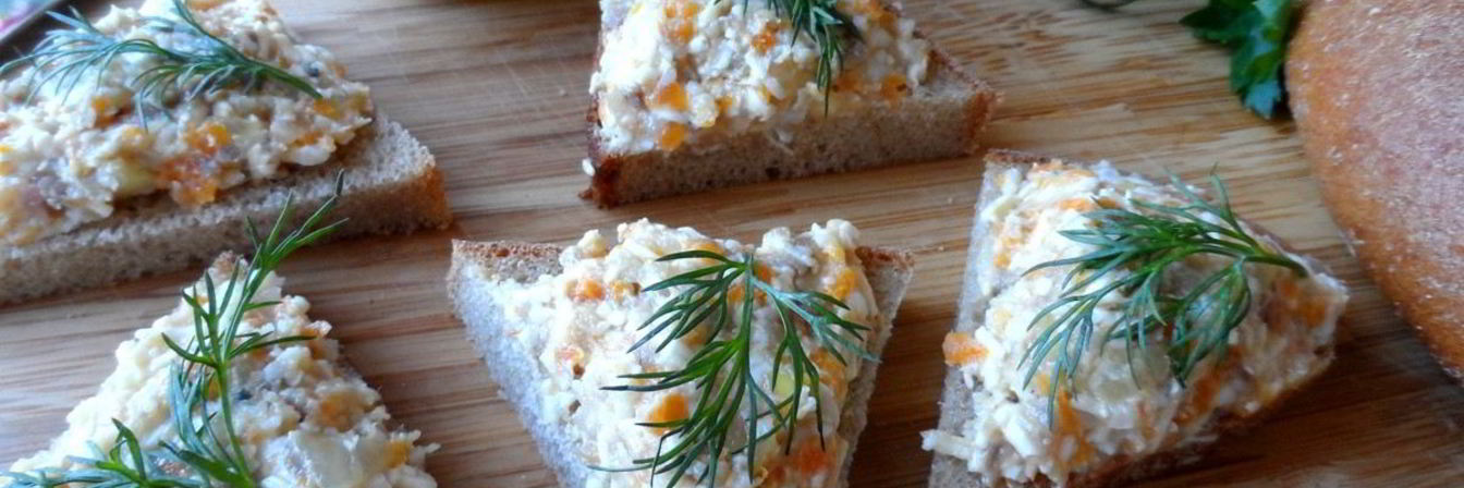 Паста для бутербродов с сельдью