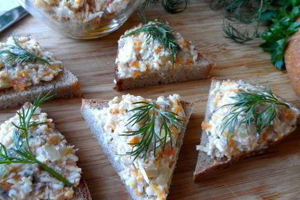 Паста для бутербродов с сельдью