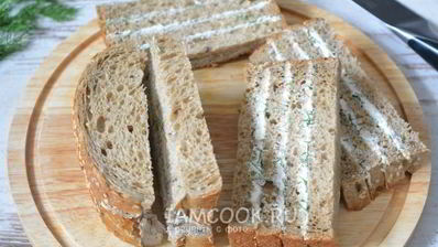 полосатые бутерброды