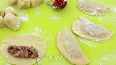 чебуреки из заварного теста