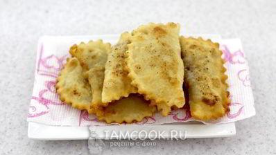 чебуреки из заварного теста