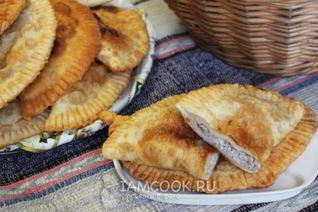 Чебуреки на пиве с мясом