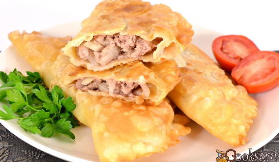 Рецепт чебуреков с индюшиным фаршем