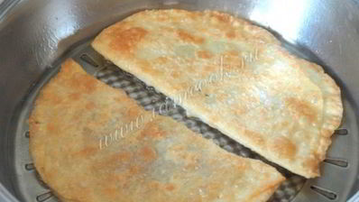 чебуреки с картошкой