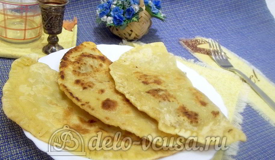 Рецепт чебуреков с мясом
