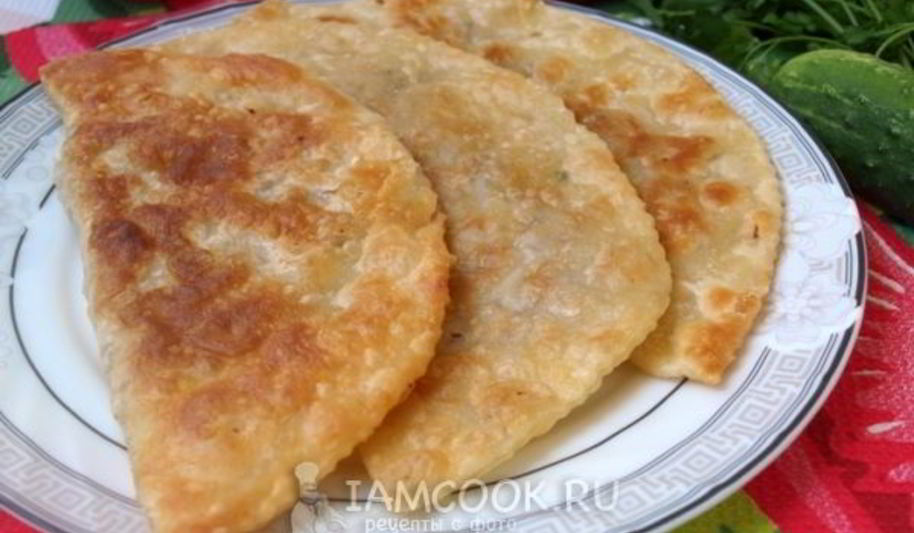 Рецепт чебуреков с сыром