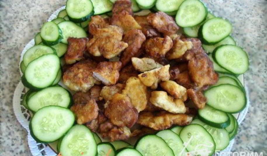 Рецепт чебурекобеляшиков — мяса в кляре