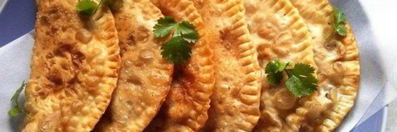 Крымские чебуреки с мясом и луком