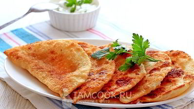 постные чебуреки с картошкой