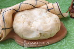 Тесто для чебуреков на воде и маргарине