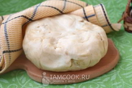 Тесто для чебуреков на воде и маргарине