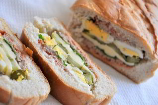 Фаршированный батон